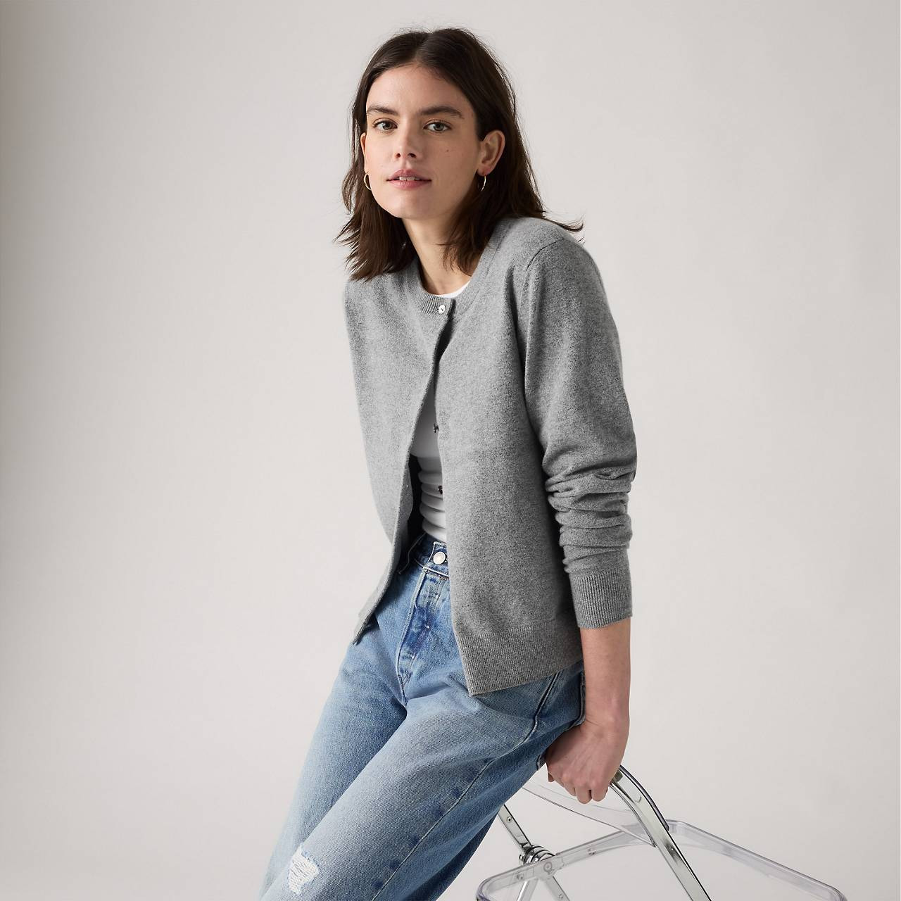 SUPERSOFT CREWNECK CARDIGAN - 3