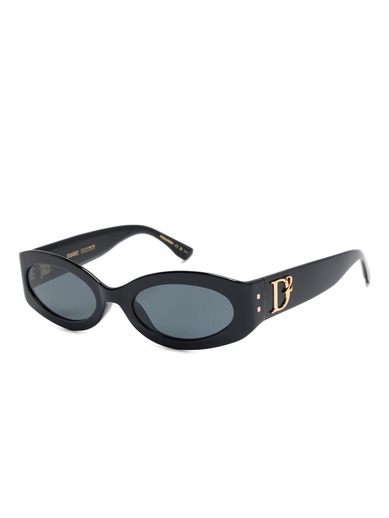 DSQUARED2 oval-frame sunglasses outlook