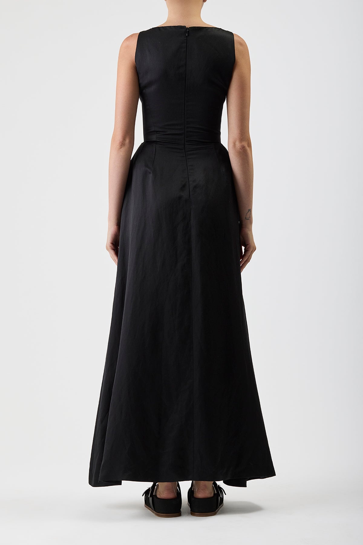 Sven Dress in Silk Linen - 4