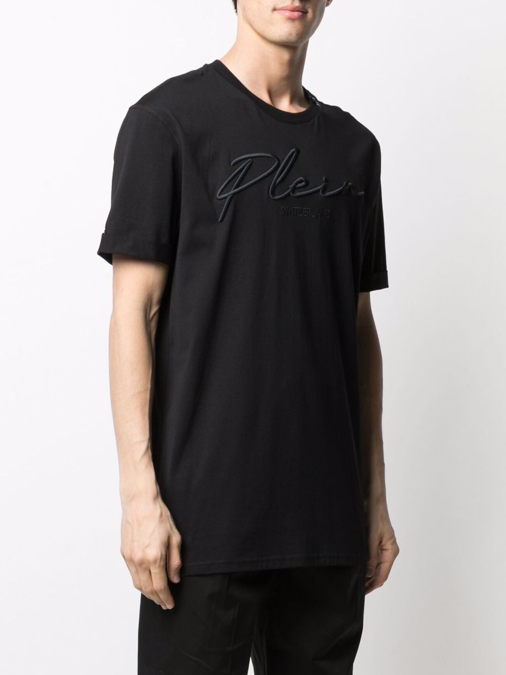 signature-print T-shirt - 3