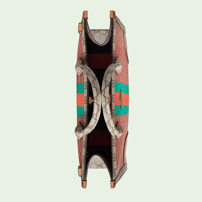 GG medium tote bag with Web 8