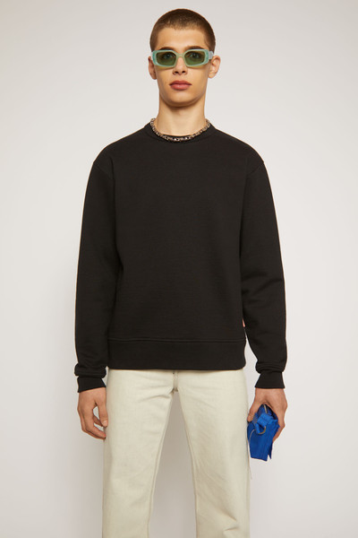 Acne Studios Classic fit sweatshirt black outlook