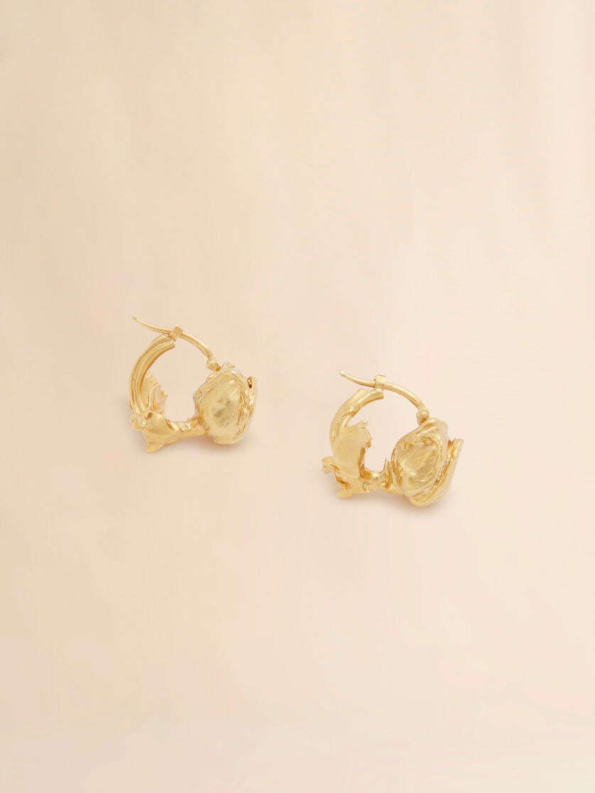 GOLD TULIP EARRINGS - 4