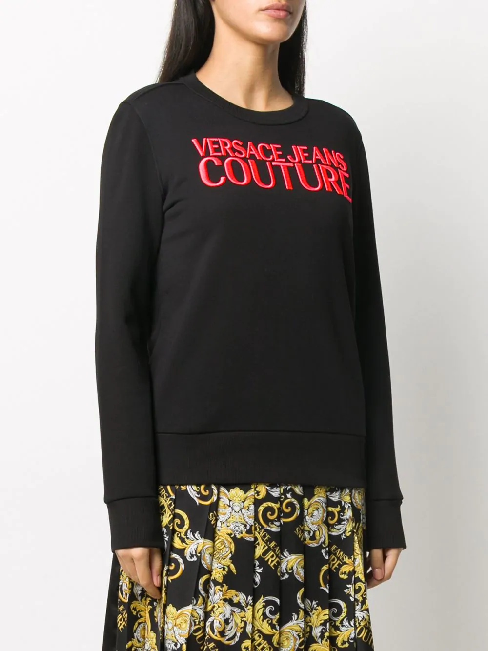 embroidered logo sweatshirt - 3