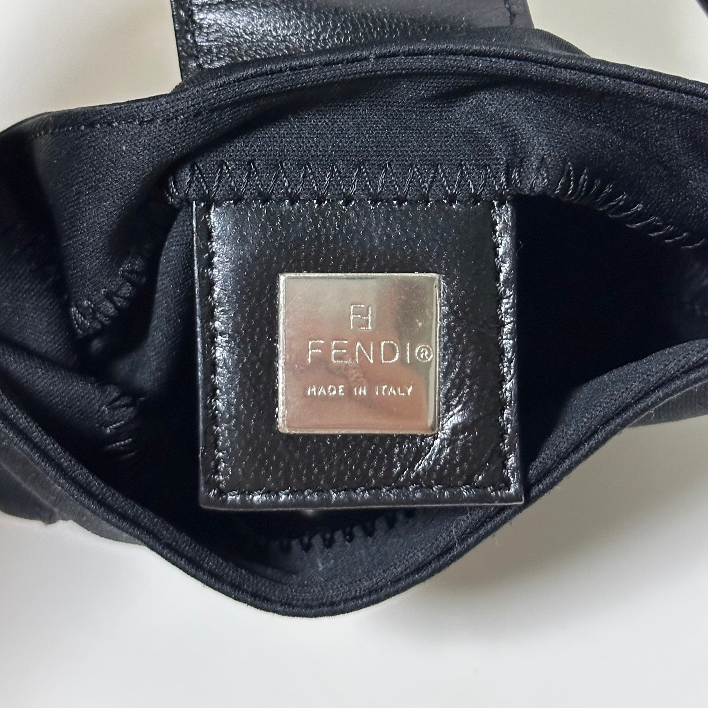 FENDI Spring Summer 1999 Nylon Mini Croissant Bag - 8