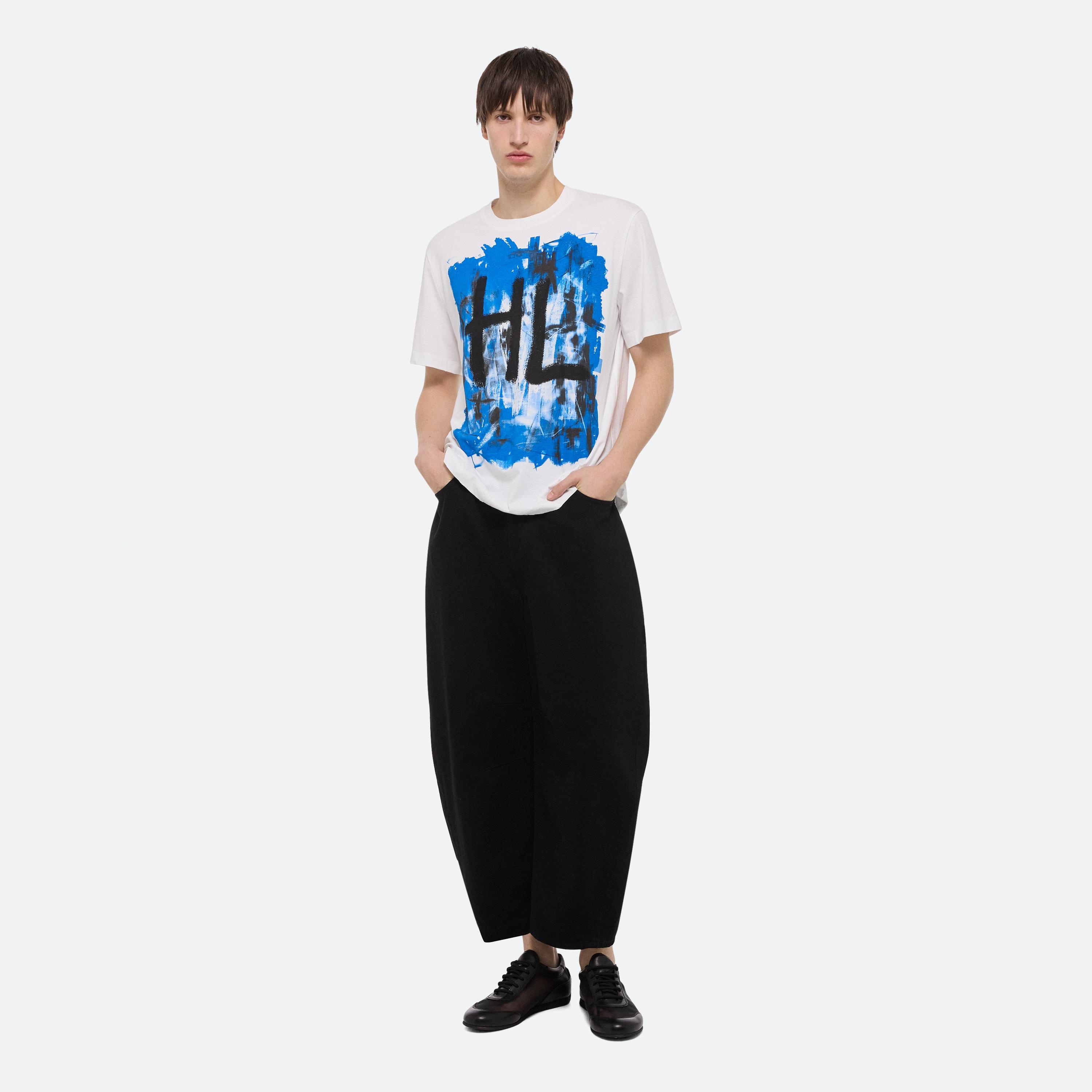 BLUE SCRIBBLE TEE - 2