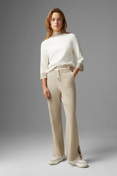 BOGNER Manon knitted trousers in Beige outlook