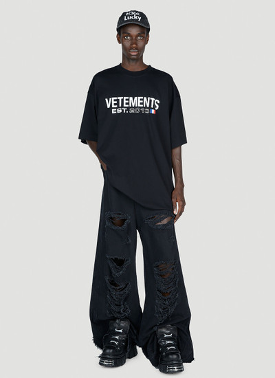 VETEMENTS Destroyed Baggy Jeans outlook