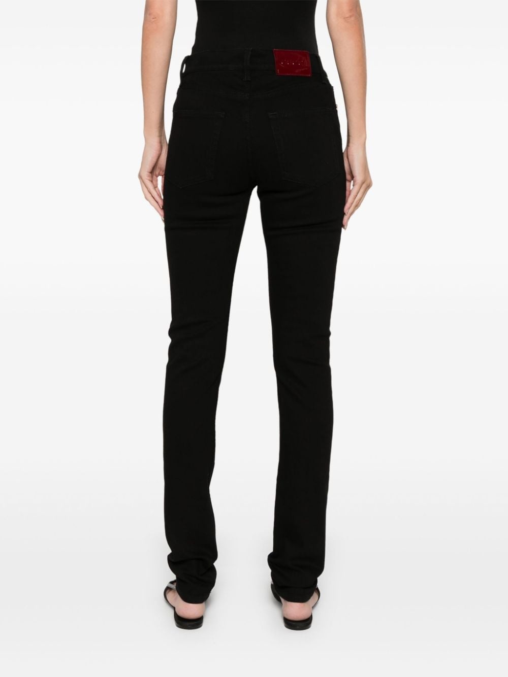 logo-patch jeans - 4