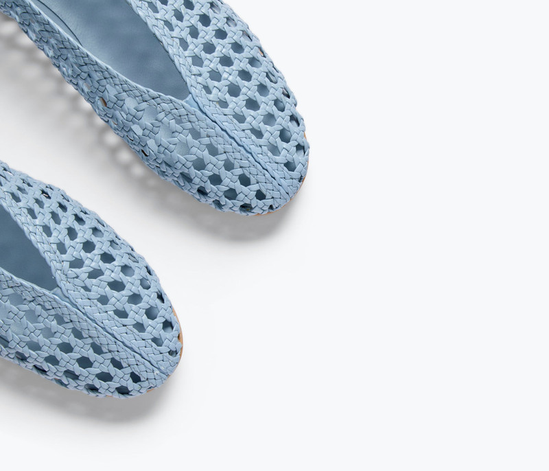 RILEY OPEN WEAVE BALLET FLAT 4