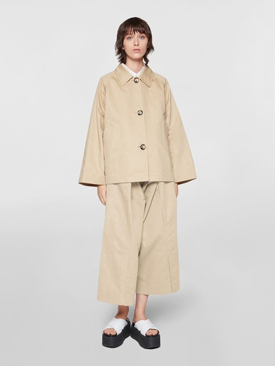 Marni COTTON AND LINEN FLARED TRENCH COAT outlook