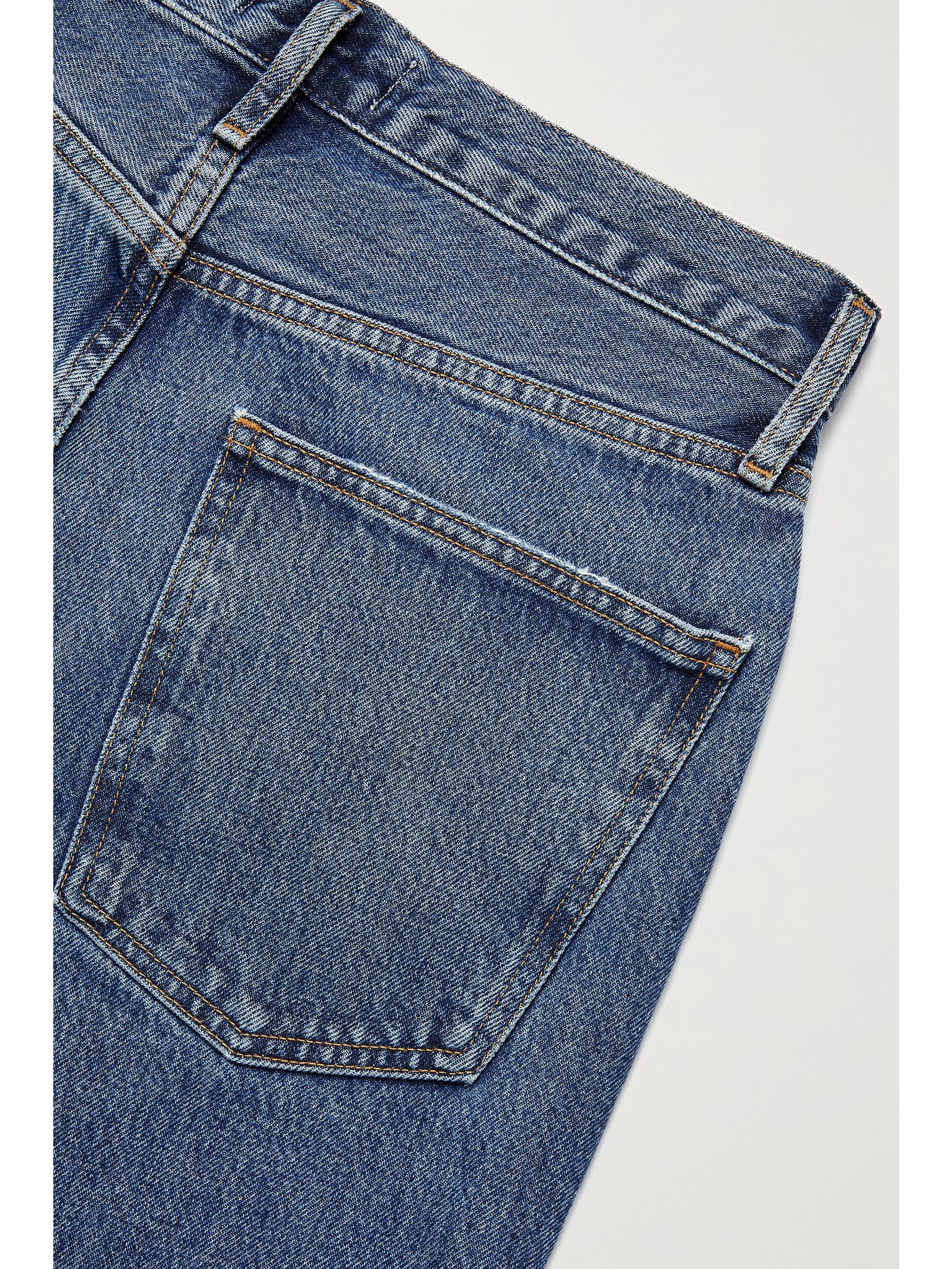 + NET SUSTAIN '90s Pinch Waist high-rise straight-leg organic jeans Dark denim - 6