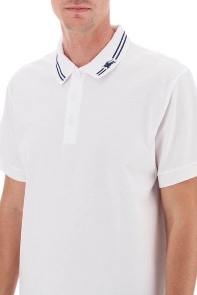 Burberry POLO WITH STRIPED COLLAR outlook