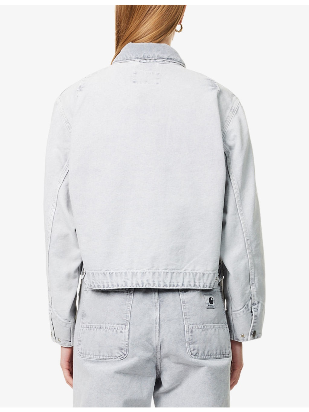 W' Emery Corduroy-Collar Denim Jacket - 4