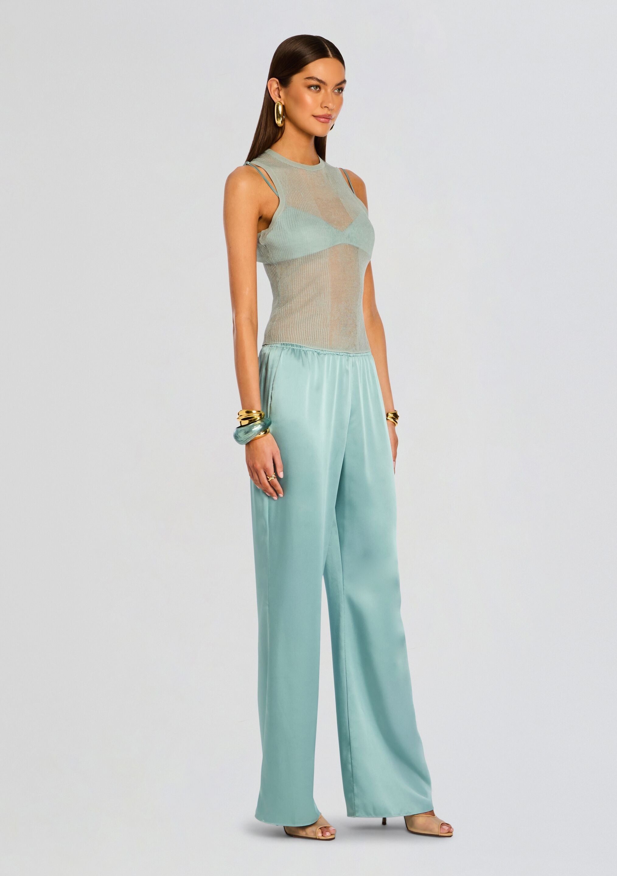 VIVA SATIN PANT - 3