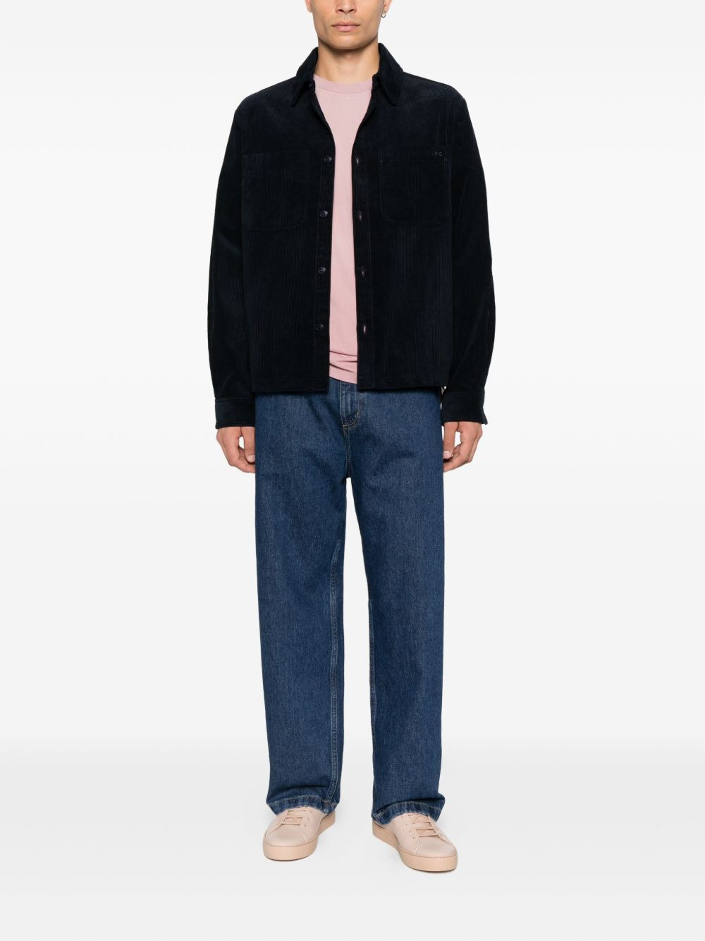corduroy pocket shirt - 2