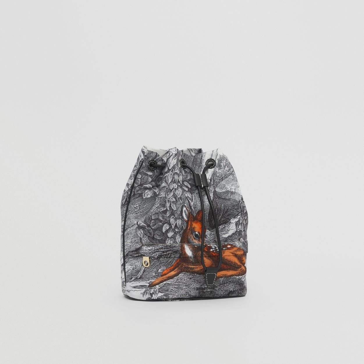 Deer Sketch Print Drawcord Pouch – Online Exclusive - 7