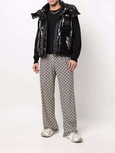 AMIRI logo-print down-feather gilet outlook