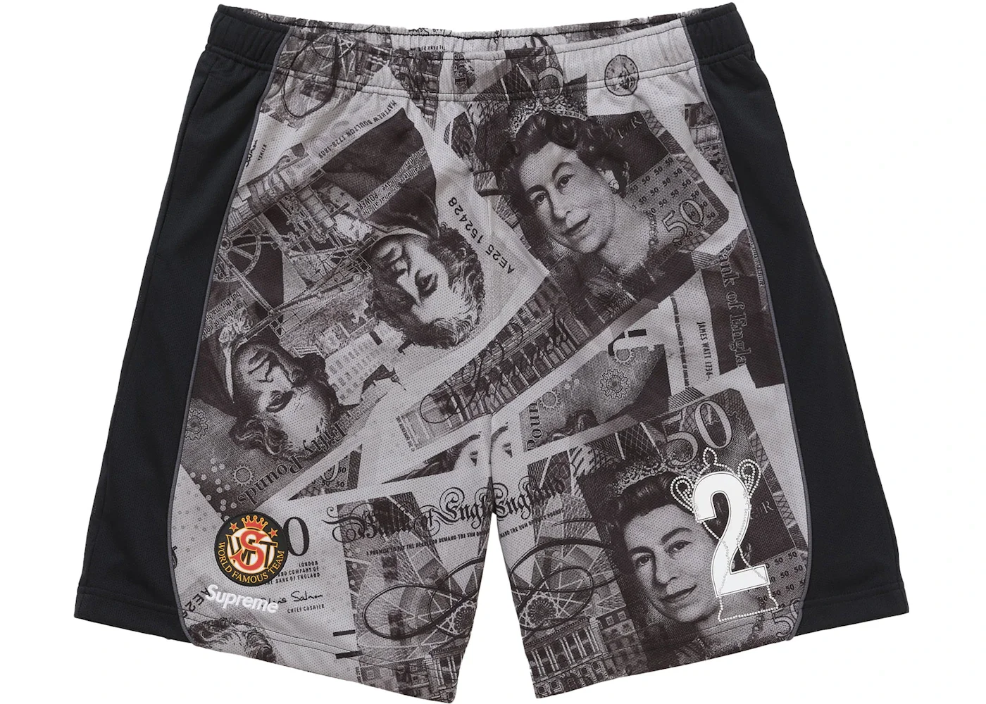 Supreme Pounds Soccer Short Black - 1