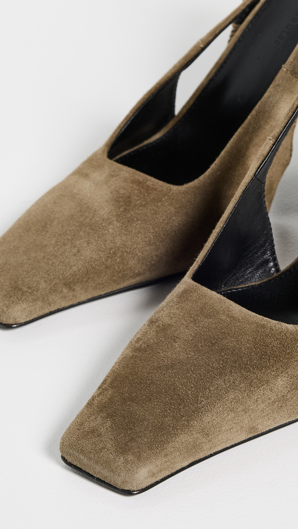 Trap Cross Slingback Pumps - 5