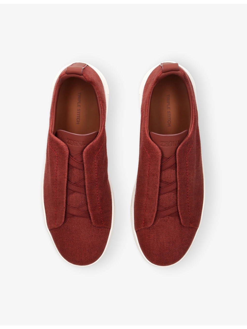 X3 Triple Stitch Woven Low-Top Trainers - 2