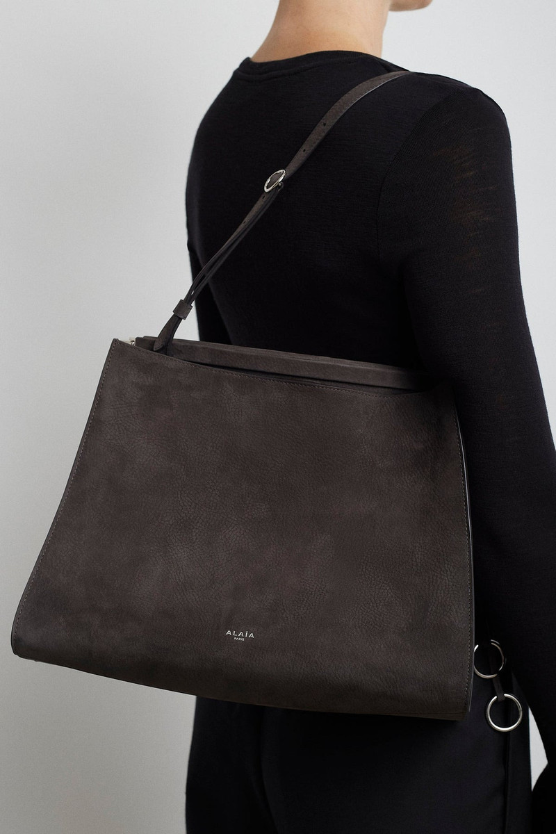 Alaïa Le Click medium square grey bag outlook