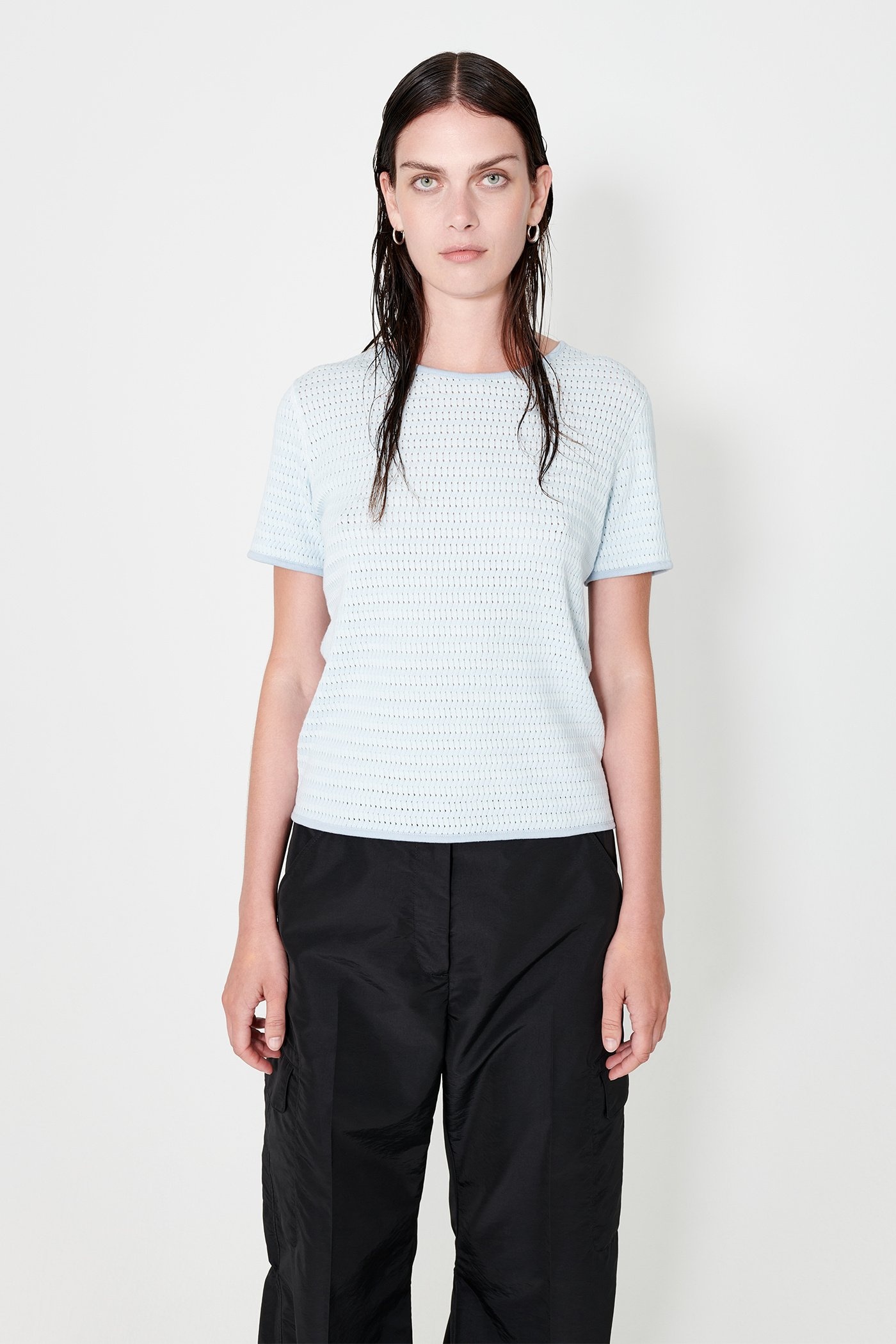 Chariot T-Shirt Sonic Blue Sport Crochet - 1