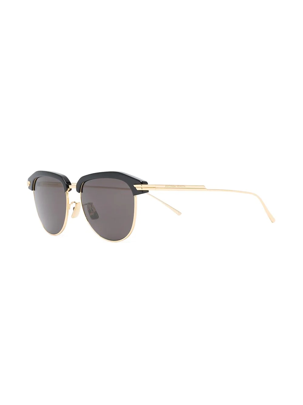 logo-engraved D-frame sunglasses - 2