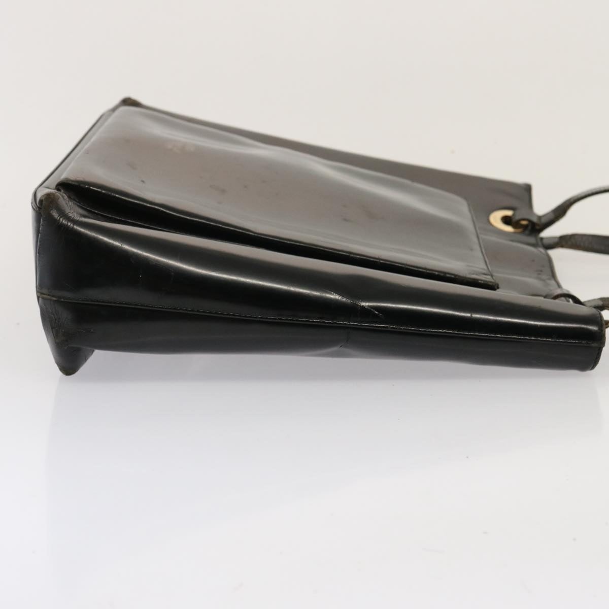 GUCCI Tote Bag Patent Leather Black - 4