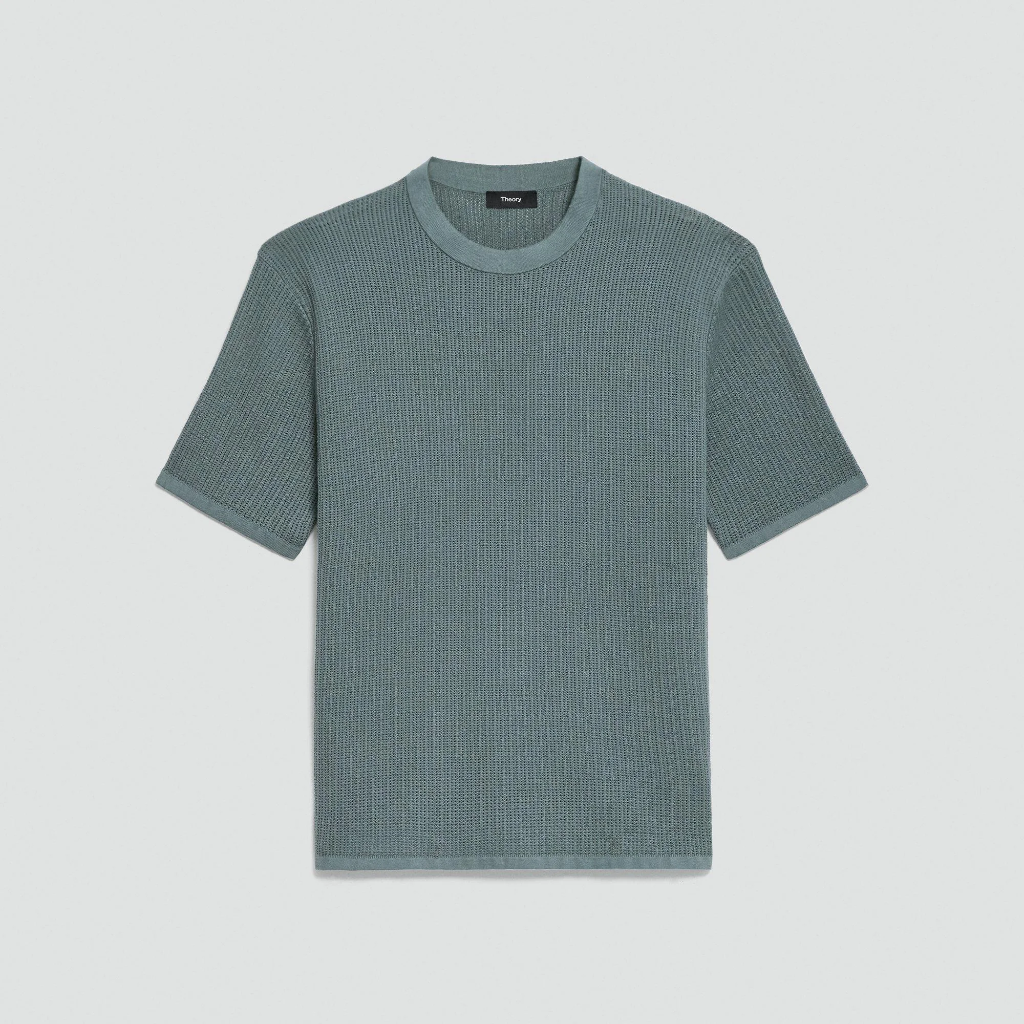 Mesh Tee in Cotton - 1