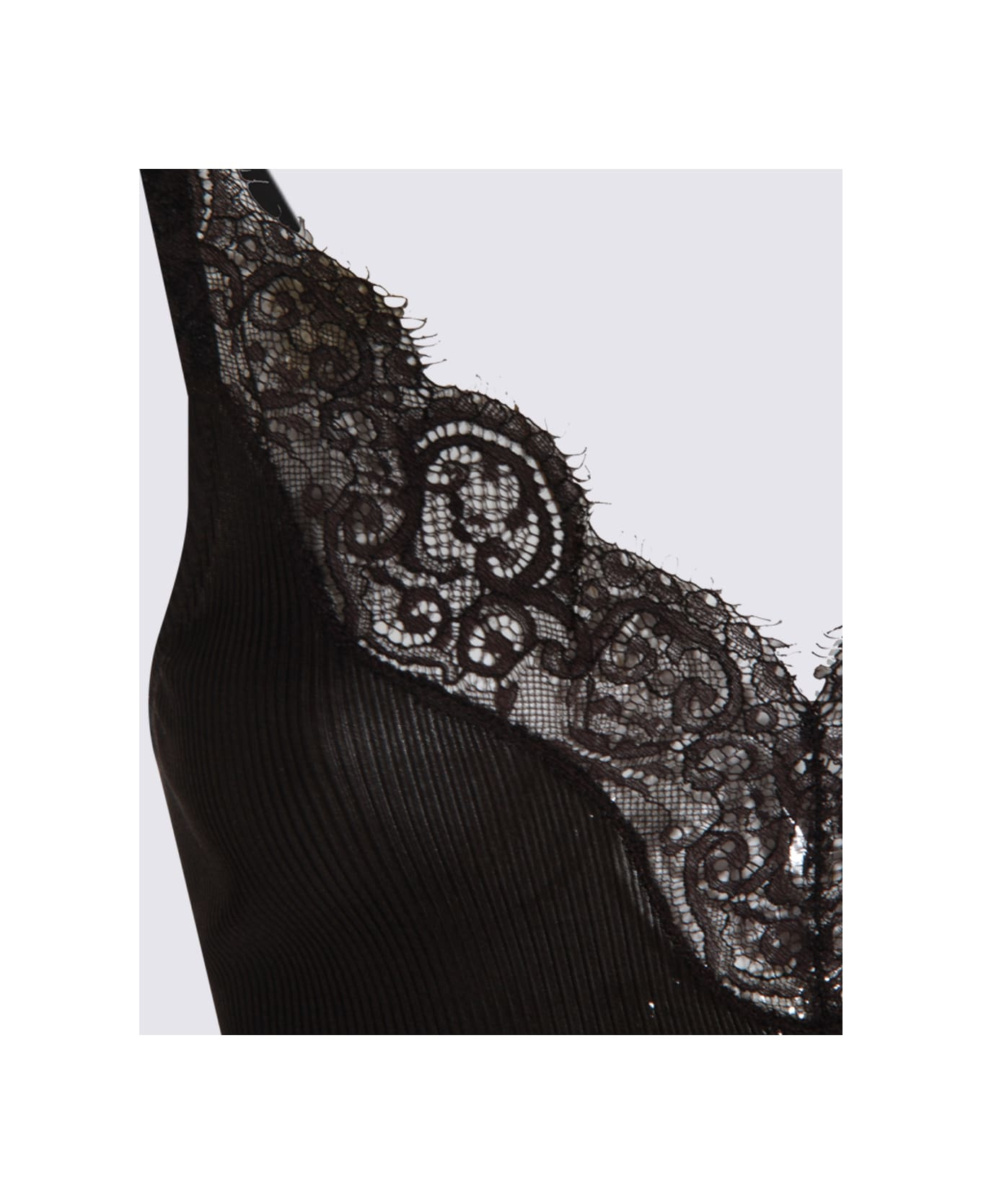 Black Silk Top - 3