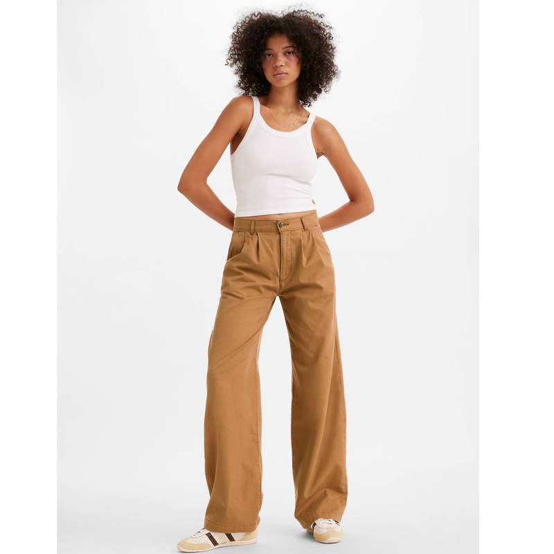 Levi's HIGH RISE PLEATED BAGGY TROUSER PANTS outlook