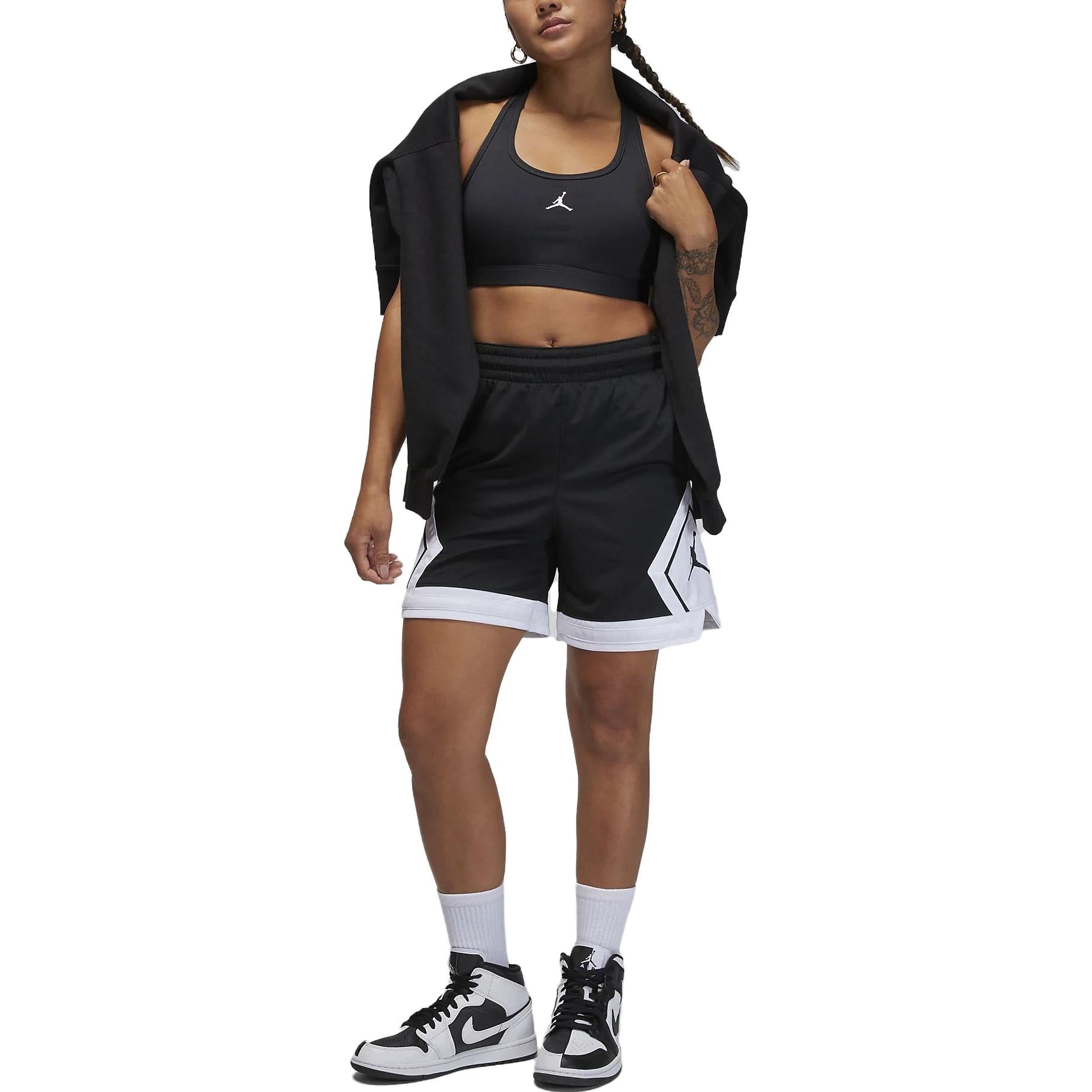 (WMNS) Air Jordan Sport Medium-Support Padded Jumpman Bra 'Black' FB6873-010 - 3