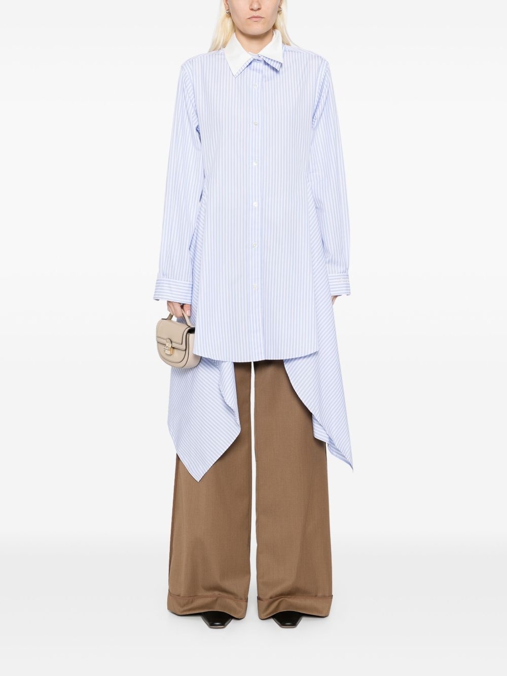 Cascade front shirt dress - 2