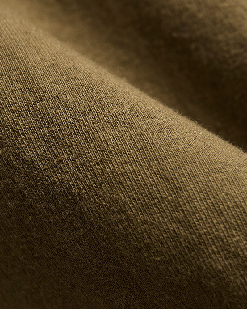 Warehouse & Co. Tsuriami Loopwheel Zip Hoodie in Khaki outlook