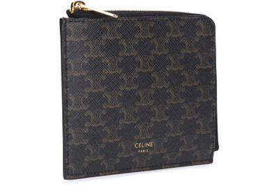 CELINE Triomphe Zipped Clutch with Detachable Card Holder outlook