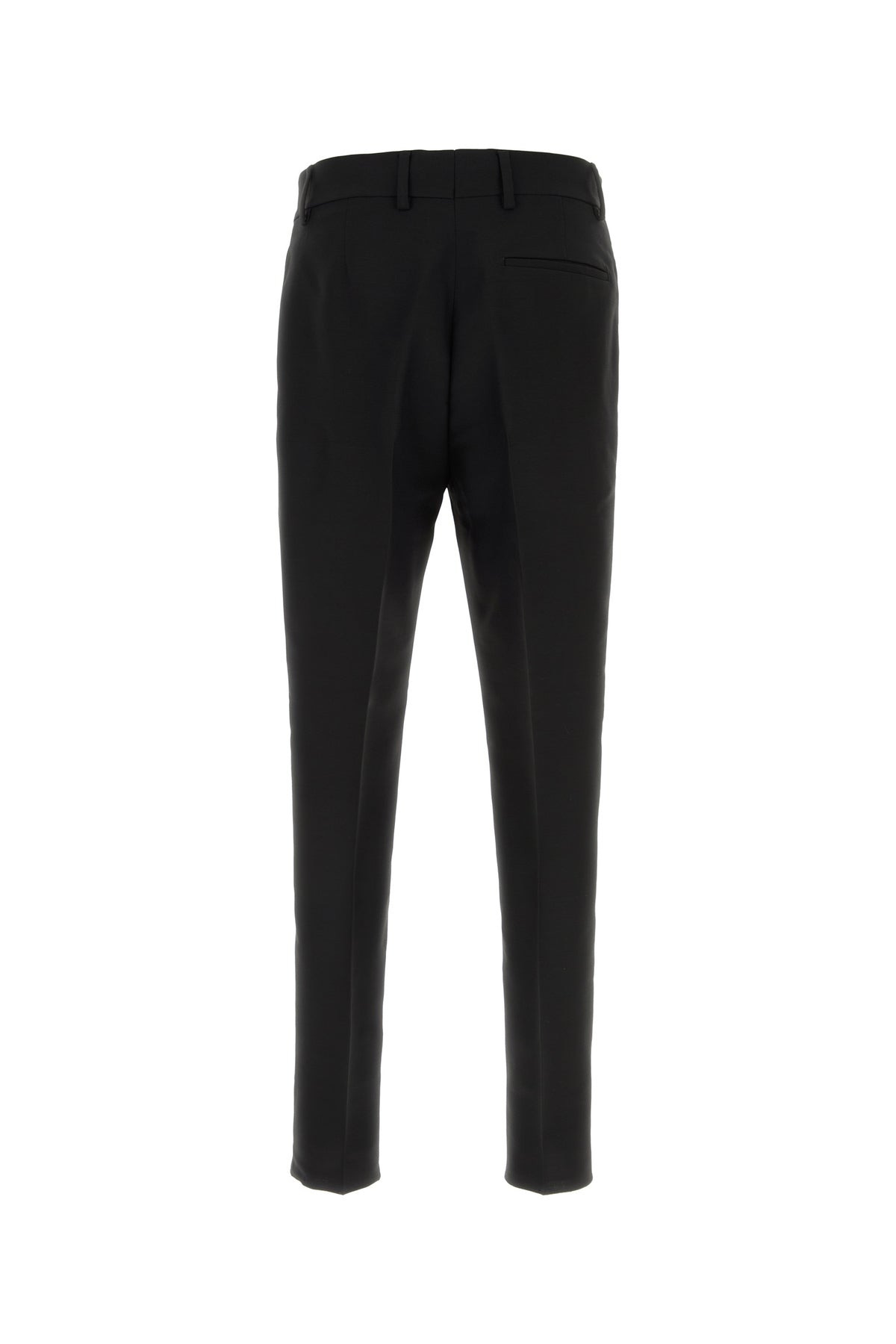 Black viscose blend pant - 2