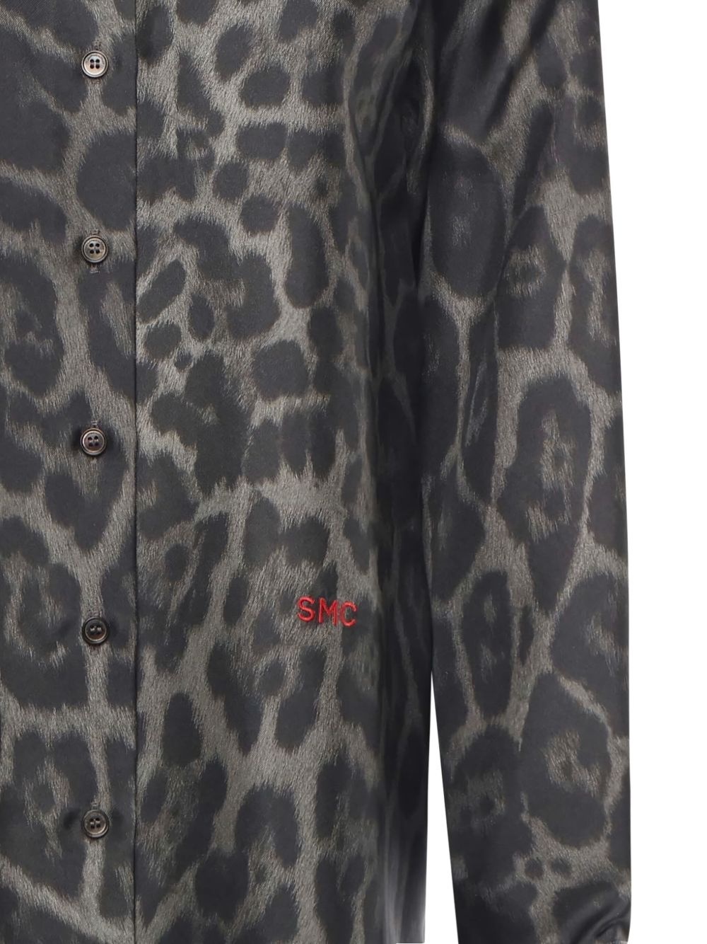 leopard-print silk shirt - 3