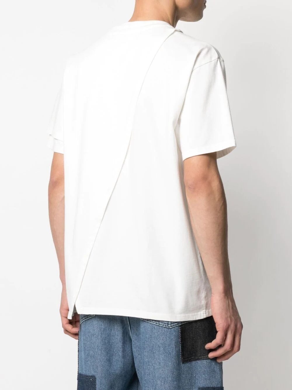 wrap-style front T-shirt - 4