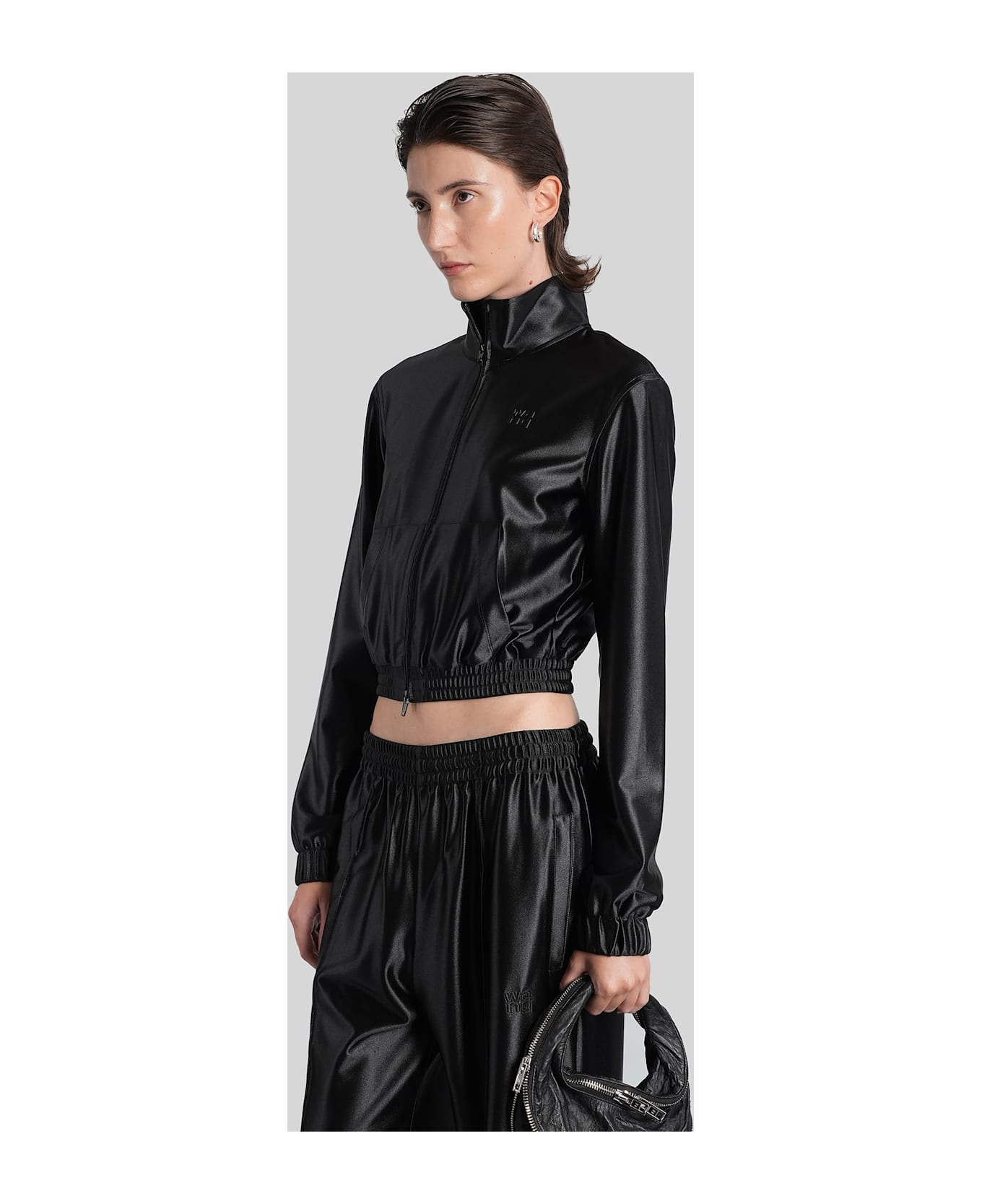 Sweatshirt In Black Polyester - 4