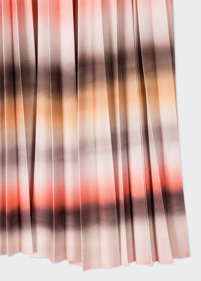 Paul Smith 'Untitled Stripe' Pleated Midi Skirt outlook