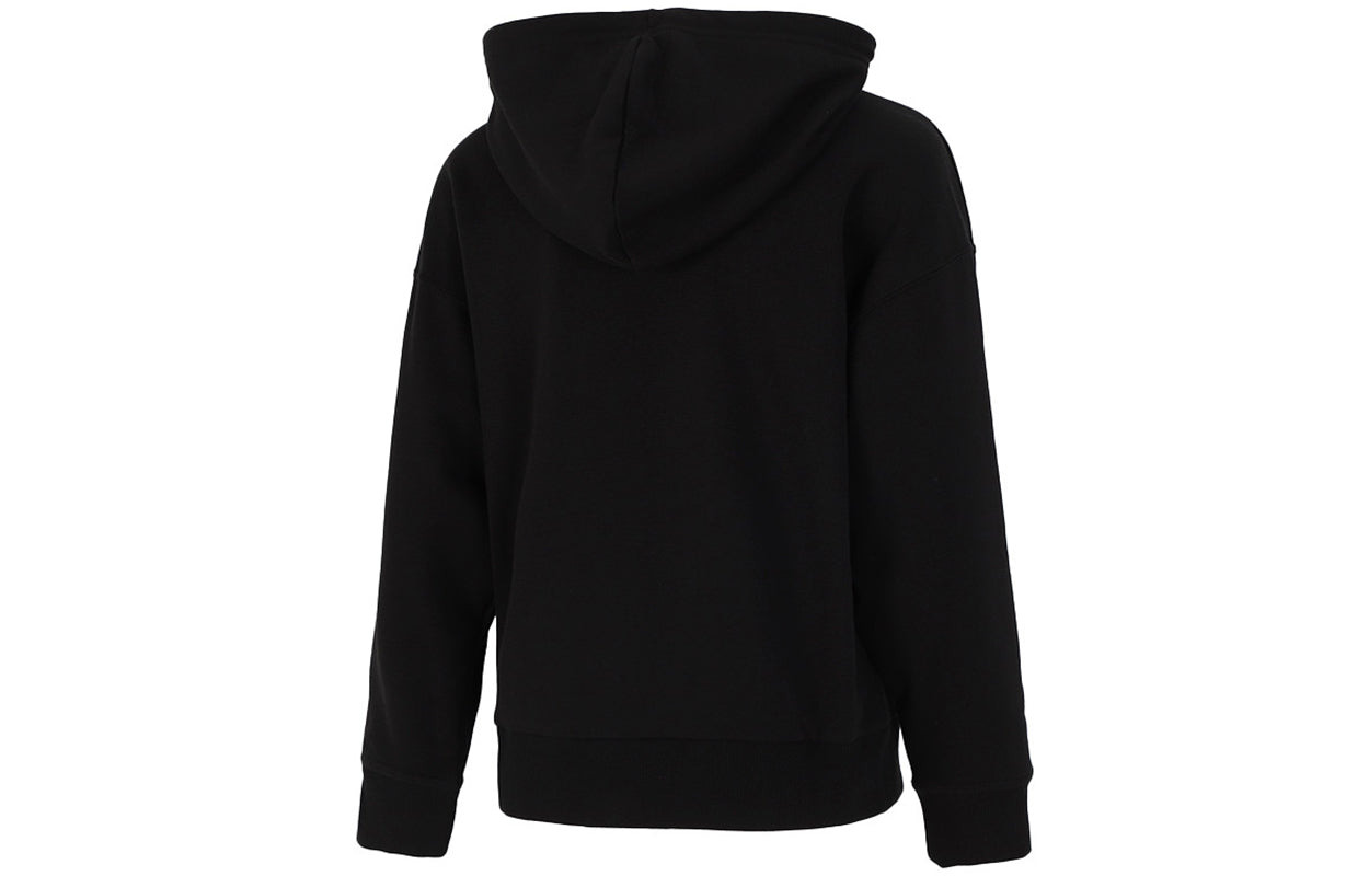(WMNS) PUMA Classics Logo Hoodie 'Black White' 531385-71 - 2
