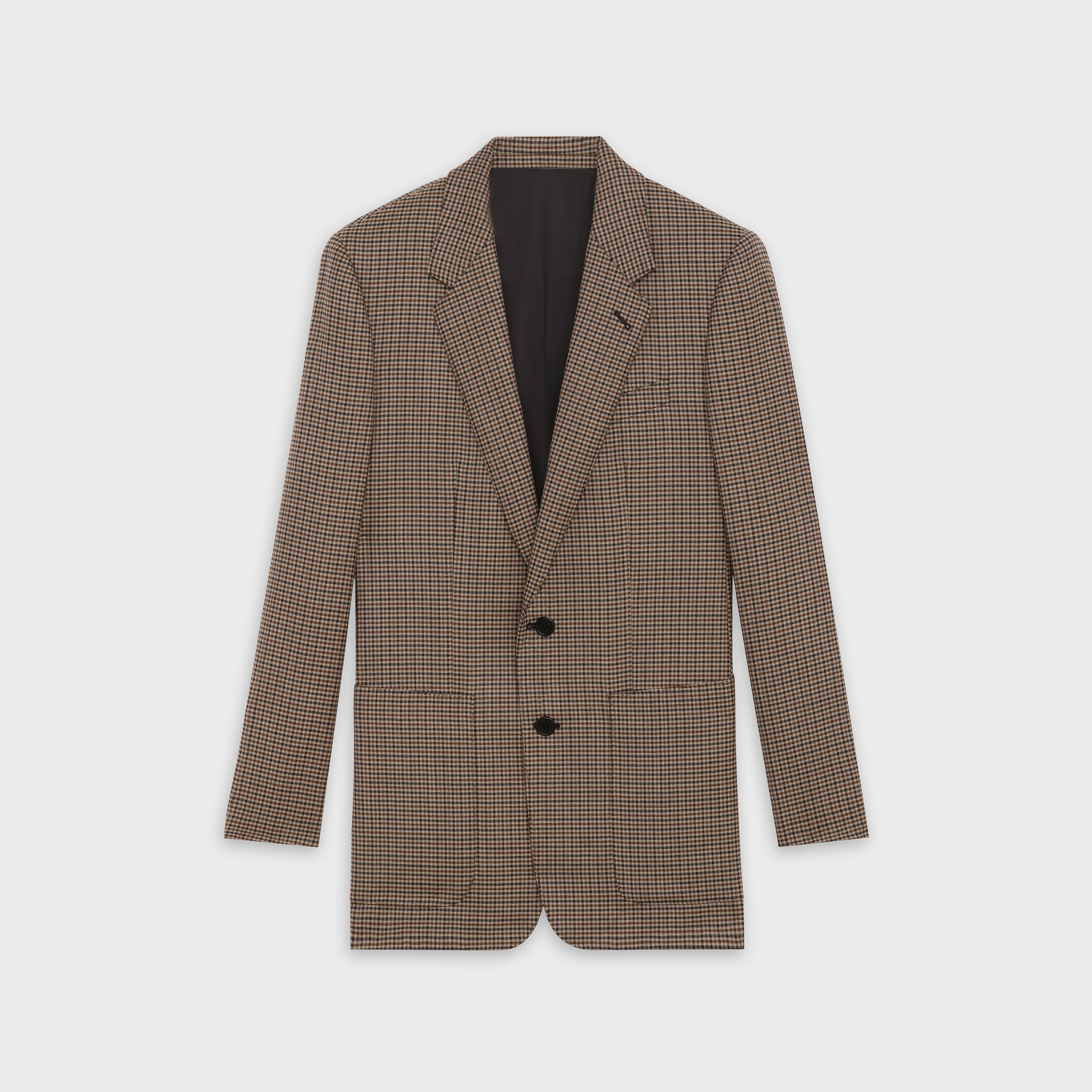 CLASSIC JACKET IN CHECKED WOOL - 1