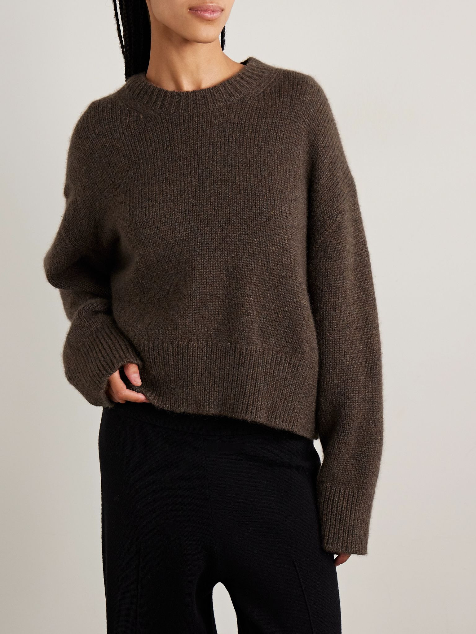 Anisa cashmere sweater Brown - 3