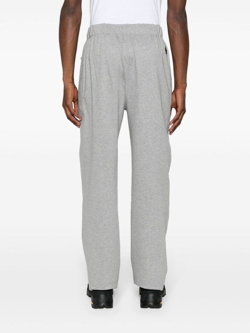 logo-lettering cotton track pants 4