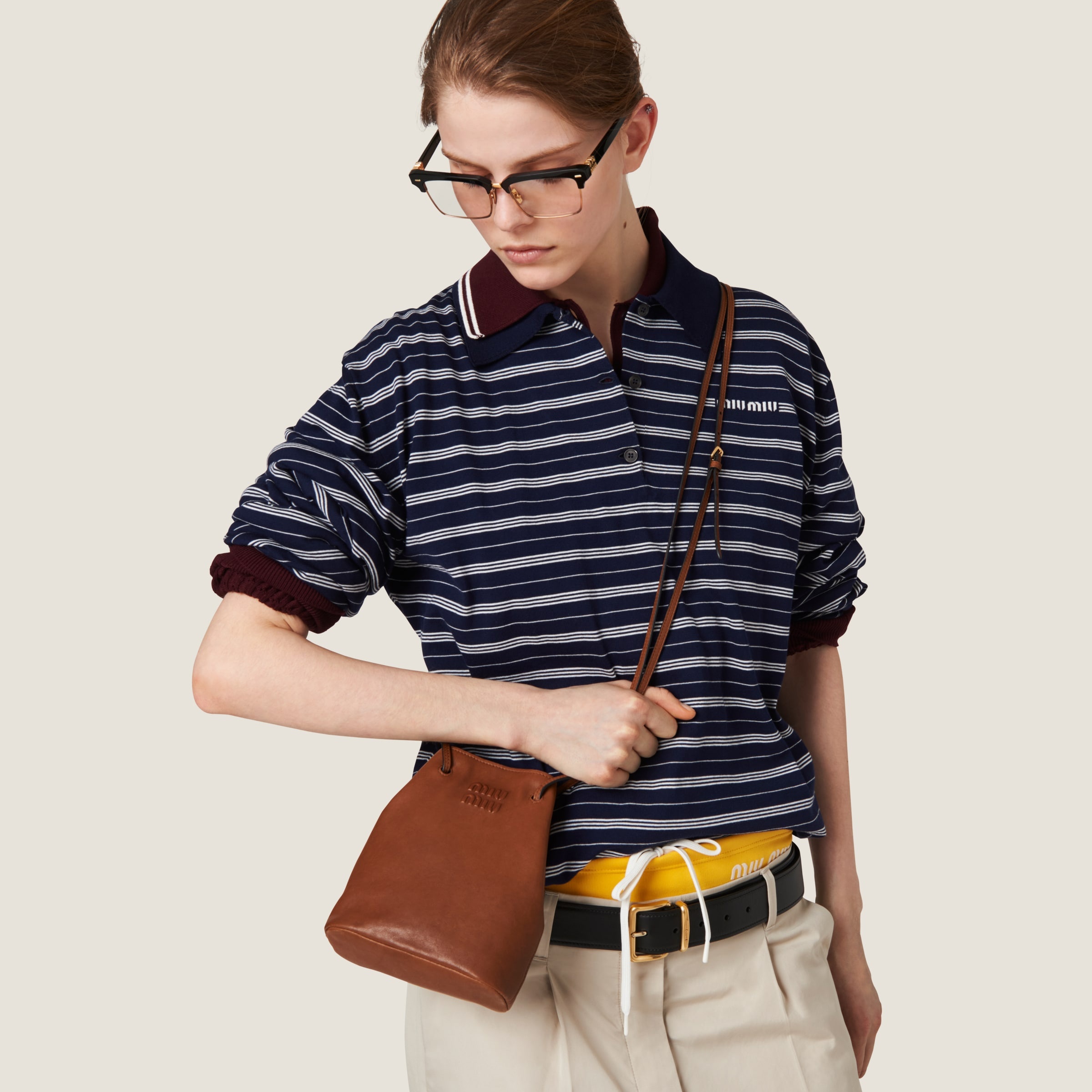 【MIU MIU】NAPPA LEATHER MINI BAG Miu Miu Nappa leather mini-bag | REVERSIBLE