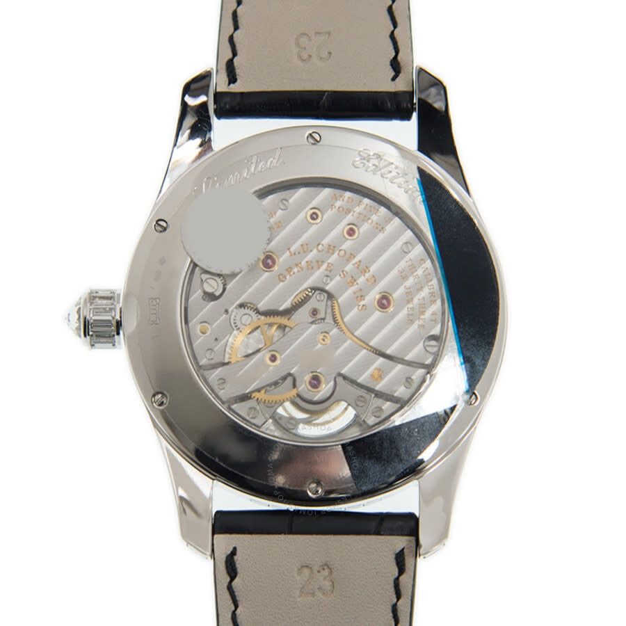 Chopard L.U.C Quattro Tourbillon Hand Wind Diamond Silver Dial Men's Watch 171921-1001 - 4