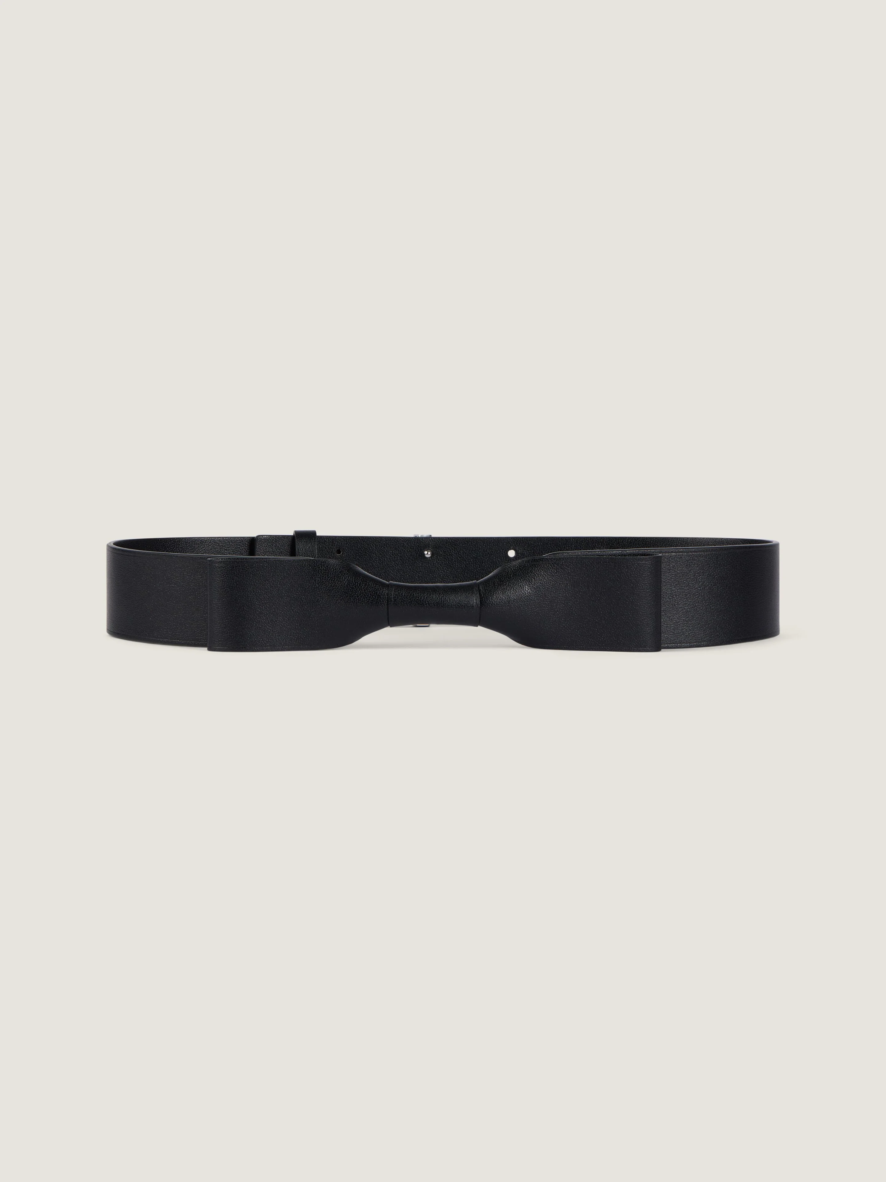 BOW BELT IN LEATHER - 1