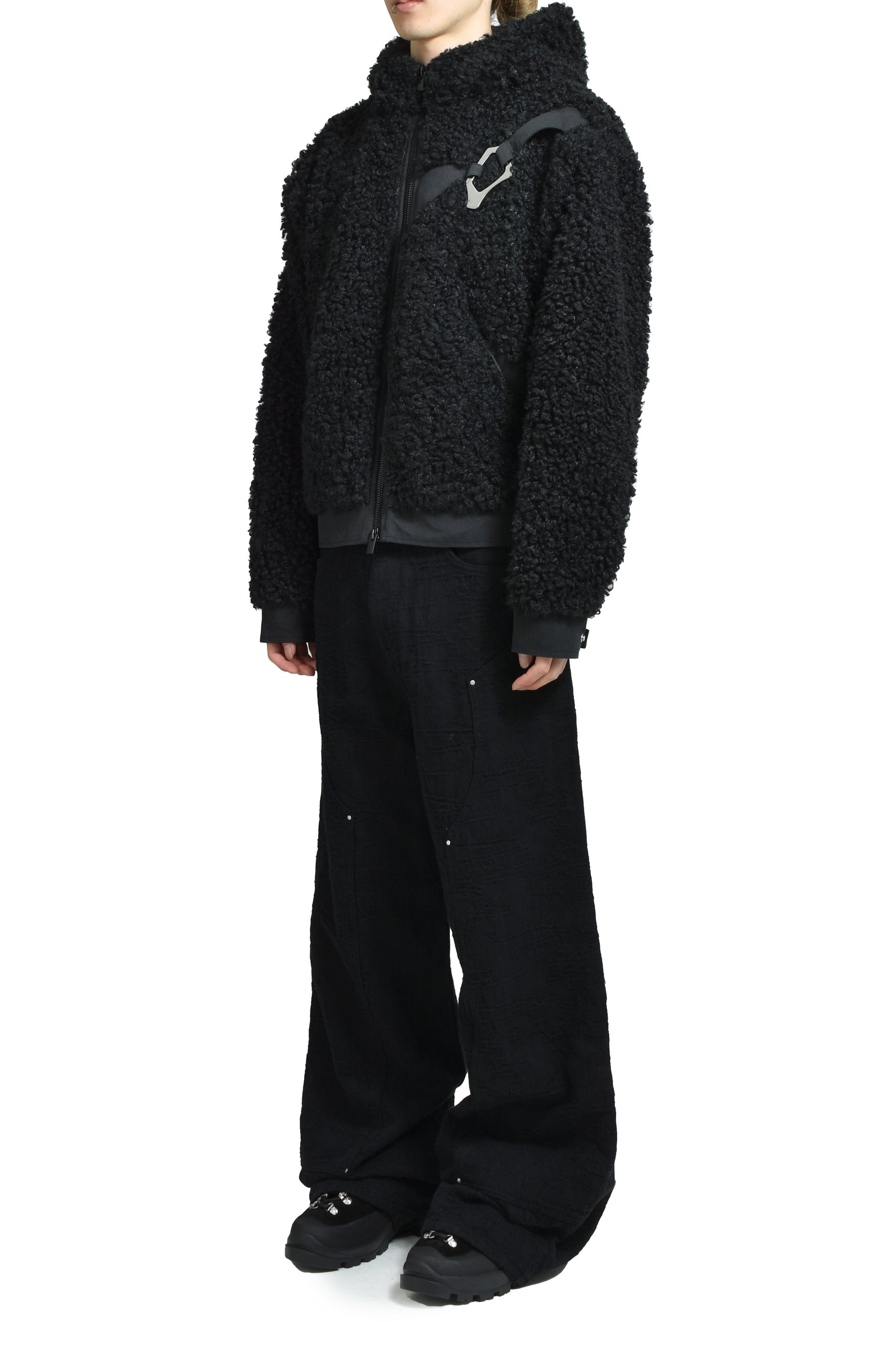 CHIAROSCURO FLEECE / BLK - 5