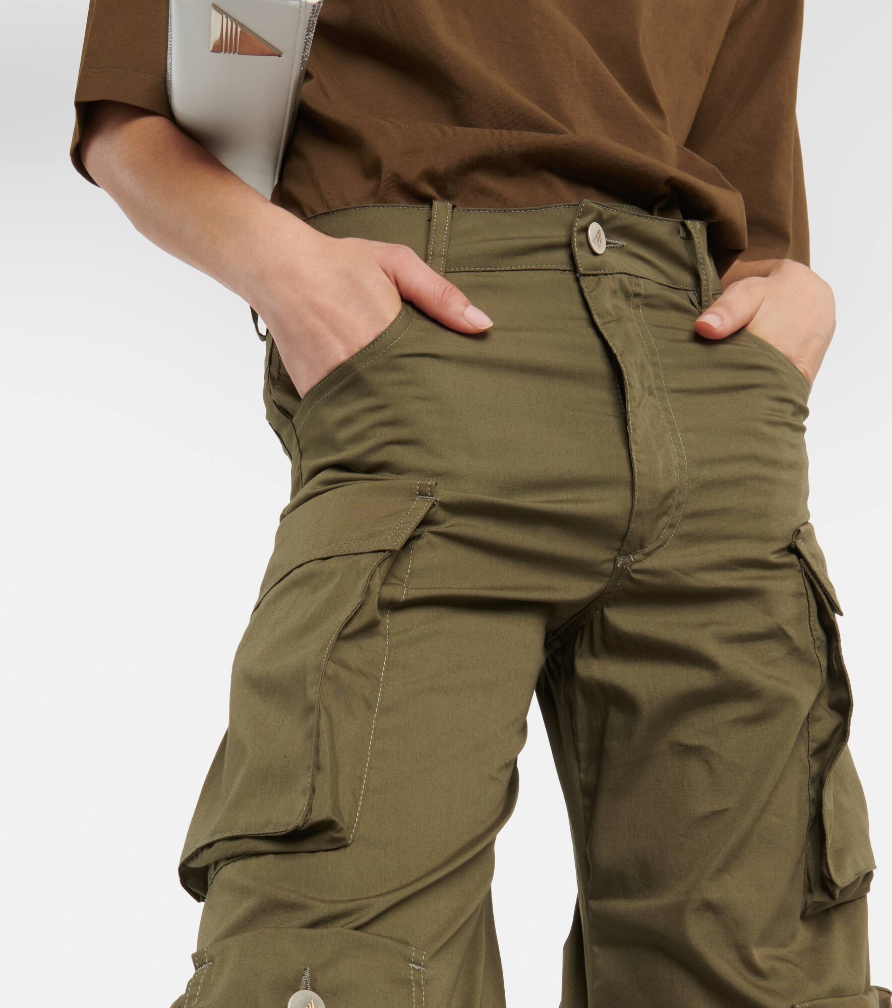 Fern cotton poplin cargo pants - 4